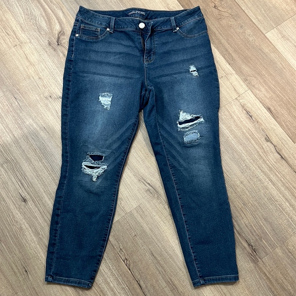 Maurices Distressed Jeggings